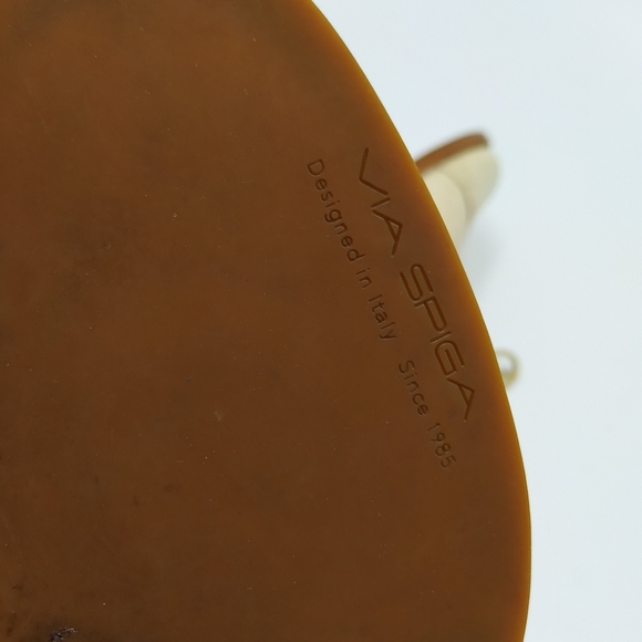 VIA SPIGA Beige Designer Casual Round Toe Lace Up Oxfords 7M Preown - Picture 12 of 13